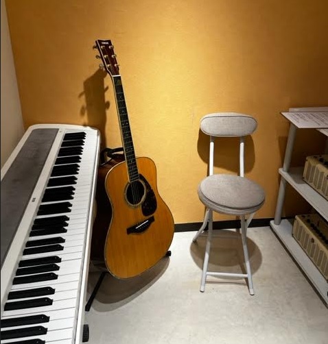 Beeミュージックスクール新宿校のボーカルレッスンルーム
