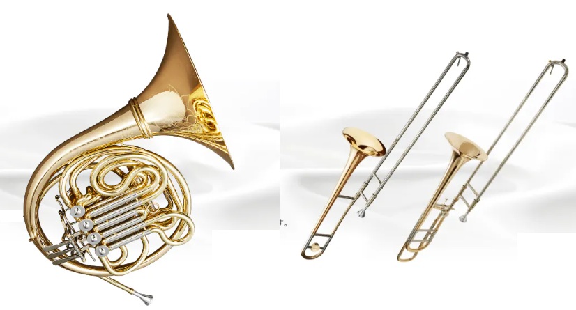 EYS音楽教室でプレゼントしている金管楽器